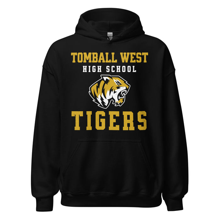 Tomball West High School Tigers Black Classic Unisex Hoodie 006