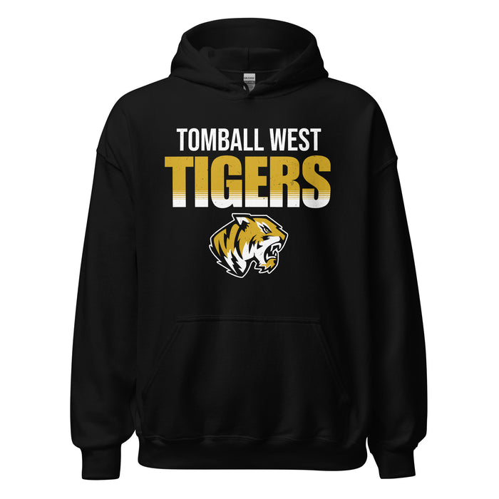 Tomball West High School Tigers Black Classic Unisex Hoodie 024