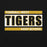 A black graphic print featuring the text 'TOMBALL WEST TIGERS HIGH SCHOOL' in white and gold varsity-style lettering. Tomball West High School Tigers Black Classic Unisex Hoodie 098