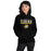 Woman wearing Tomball West High School Tigers Black Classic Unisex Hoodie 049
