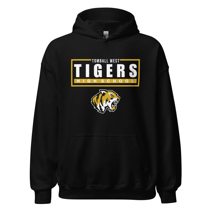 Tomball West High School Tigers Black Classic Unisex Hoodie 049