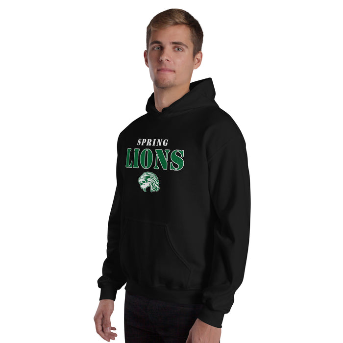 Spring High School Lions Black Classic Unisex Hoodie 222