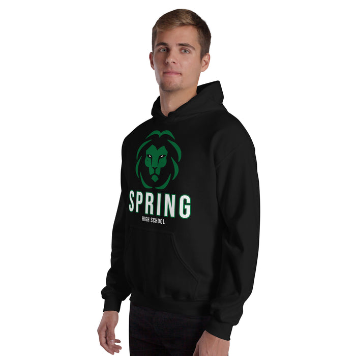 Spring High School Lions Black Classic Unisex Hoodie 226