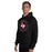 Man wearing Tomball High School Cougars Black Classic Unisex Hoodie 214