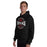 Man wearing Westfield High School Mustangs Black Classic Unisex Hoodie 218