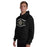 Man wearing Conroe High School Tigers Black Classic Unisex Hoodie 230