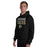 Man wearing Conroe High School Tigers Black Classic Unisex Hoodie 017