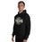 Man wearing Conroe High School Tigers Black Classic Unisex Hoodie 011