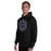 Man wearing Dekaney High School Wildcats Black Classic Unisex Hoodie 227