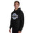 Man wearing Dekaney High School Wildcats Black Classic Unisex Hoodie 011