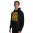Man wearing Klein Oak High School Panthers Black Classic Unisex Hoodie 236