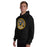 Man wearing Klein Oak High School Panthers Black Classic Unisex Hoodie 220