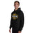 Man wearing Klein Oak High School Panthers Black Classic Unisex Hoodie 011