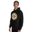 Man wearing Klein Oak High School Panthers Black Classic Unisex Hoodie 203