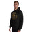 Man wearing Klein Oak High School Panthers Black Classic Unisex Hoodie 201