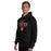 Man wearing Katy High School Tigers Black Classic Unisex Hoodie 040