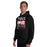 Man wearing Langham Creek High School Lobos Black Classic Unisex Hoodie 240