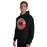 Man wearing Martin High School Warriors Black Classic Unisex Hoodie 239