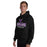 Man wearing Morton Ranch High School Mavericks Black Classic Unisex Hoodie 202