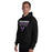 Man wearing Morton Ranch High School Mavericks Black Classic Unisex Hoodie 003
