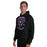 Man wearing Morton Ranch High School Mavericks Black Classic Unisex Hoodie 213