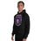 Man wearing Morton Ranch High School Mavericks Black Classic Unisex Hoodie 204