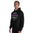 Man wearing Morton Ranch High School Mavericks Black Classic Unisex Hoodie 034
