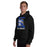 Man wearing New Caney High School Eagles Black Classic Unisex Hoodie 205