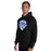 Man wearing New Caney High School Eagles Black Classic Unisex Hoodie 221