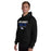 Man wearing New Caney High School Eagles Black Classic Unisex Hoodie 003