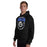 Man wearing New Caney High School Eagles Black Classic Unisex Hoodie 204