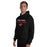 Man wearing North Shore High School Mustangs Black Classic Unisex Hoodie 017