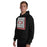 Man wearing Odessa High School Bronchos Black Classic Unisex Hoodie 235