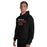 Man wearing Odessa High School Bronchos Black Classic Unisex Hoodie 017