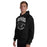 Man wearing Permian High School Panthers Black Classic Unisex Hoodie 213