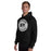 Man wearing Permian High School Panthers Black Classic Unisex Hoodie 239