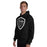 Man wearing Permian High School Panthers Black Classic Unisex Hoodie 225