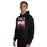 Man wearing Porter High School Spartans Black Classic Unisex Hoodie 240
