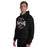 Man wearing Porter High School Spartans Black Classic Unisex Hoodie 218