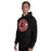 Man wearing Porter High School Spartans Black Classic Unisex Hoodie 239