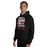 Man wearing Porter High School Spartans Black Classic Unisex Hoodie 232