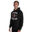 Man wearing Porter High School Spartans Black Classic Unisex Hoodie 228