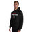 Man wearing Porter High School Spartans Black Classic Unisex Hoodie 017