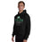 Man wearing Spring High School Lions Black Classic Unisex Hoodie 217
