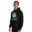Man wearing Spring High School Lions Black Classic Unisex Hoodie 205