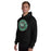 Man wearing Spring High School Lions Black Classic Unisex Hoodie 224