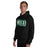Man wearing Spring High School Lions Black Classic Unisex Hoodie 098