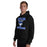 Man wearing Taylor High School Mustangs Black Classic Unisex Hoodie 006