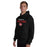 Man wearing Tomball High School Cougars Black Classic Unisex Hoodie 017