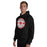 Man wearing Tomball High School Cougars Black Classic Unisex Hoodie 203